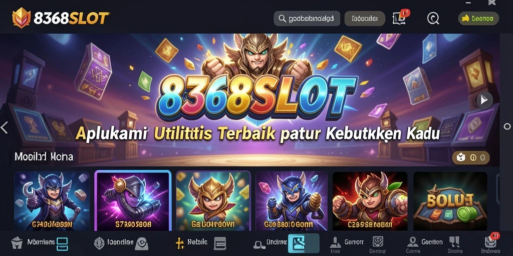 Tampilan antarmuka 8368SLOT yang bersih dan intuitif.