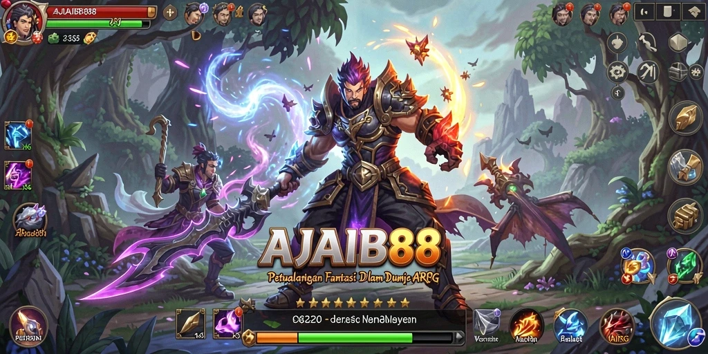Gameplay memukau di dunia fantasi AJAIB88.