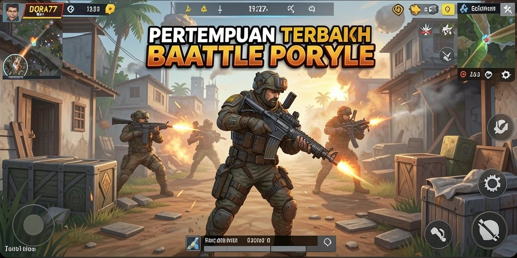 Gameplay seru DORA77 dalam pertempuran Battle Royale