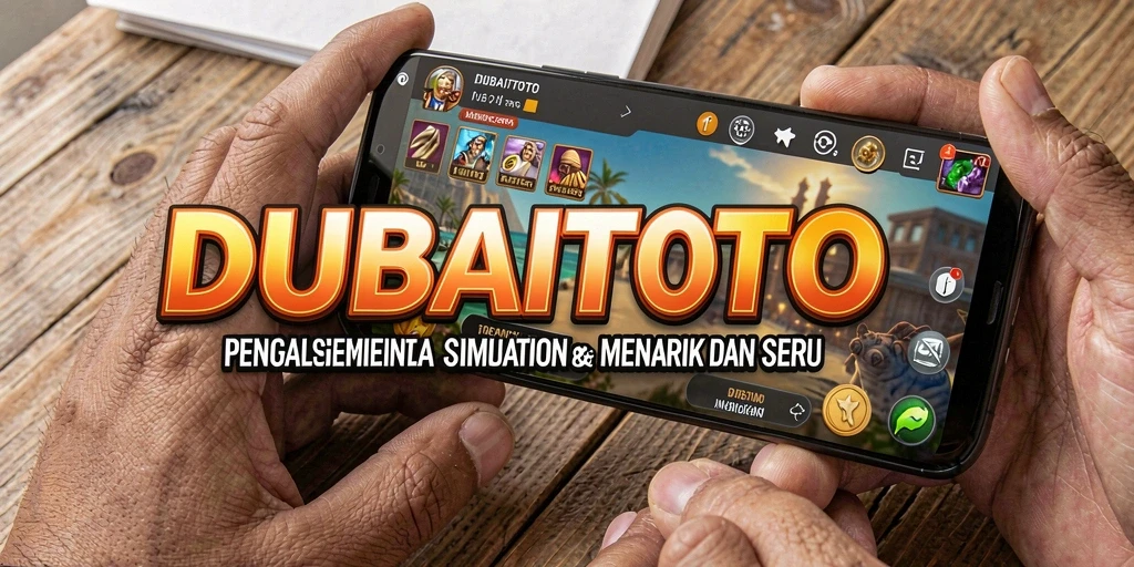 Screenshot utama DUBAITOTO menampilkan gameplay simulation yang menarik.
