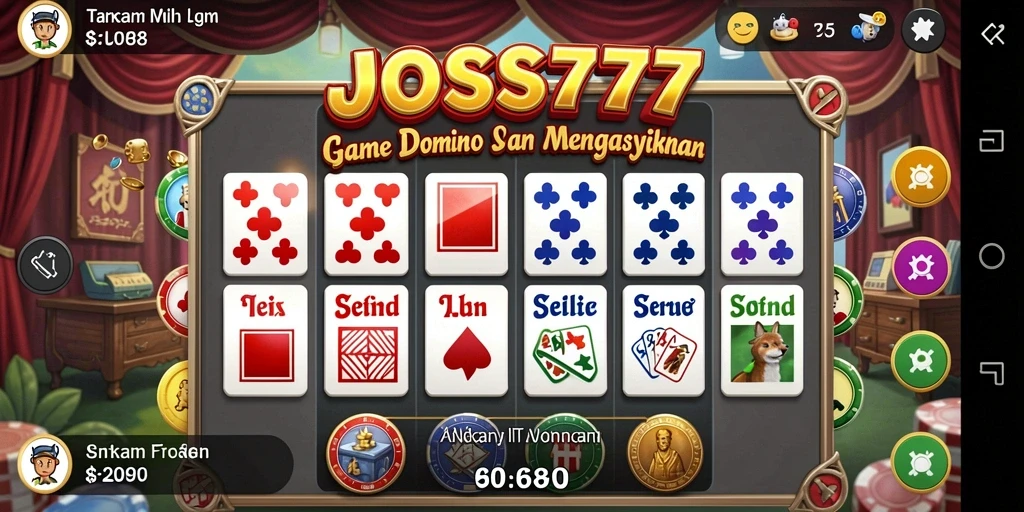 Tangkapan layar dari gameplay yang seru di JOSS777.