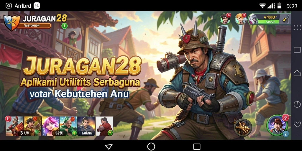Tampilan antarmuka JURAGAN28 yang modern dan fungsional.