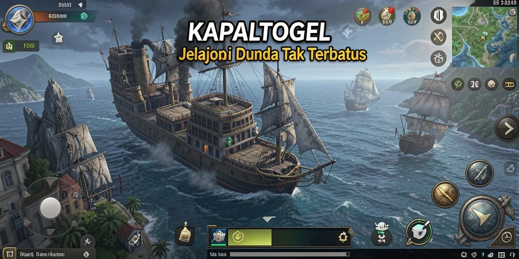 Screenshot gameplay KAPALTOGEL yang menampilkan aksinya.