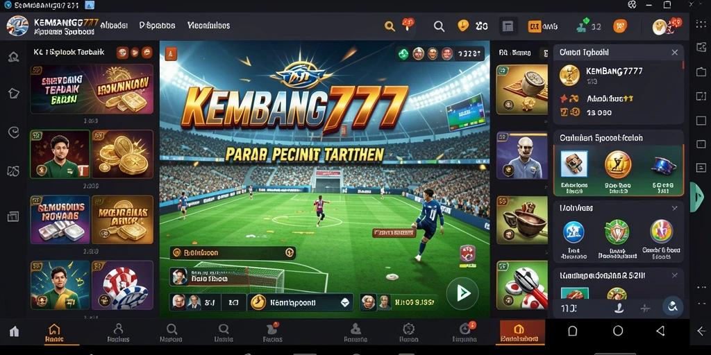Tampilan menarik dari gameplay KEMBANG777 dalam taruhan olahraga.