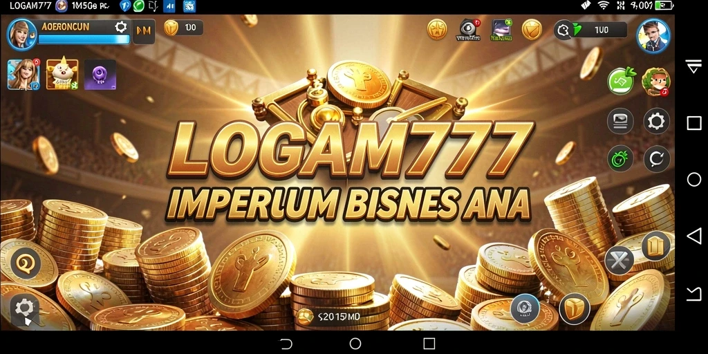 Tampilan gameplay LOGAM777 yang menantang dan menarik.
