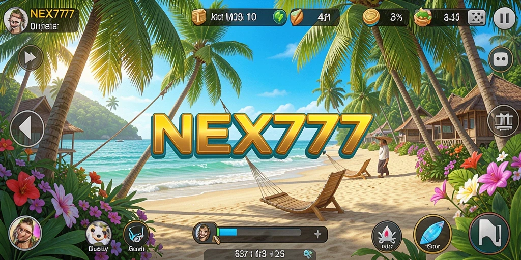 Screenshot gameplay NEX777 menunjukkan keseruan permainan casual.