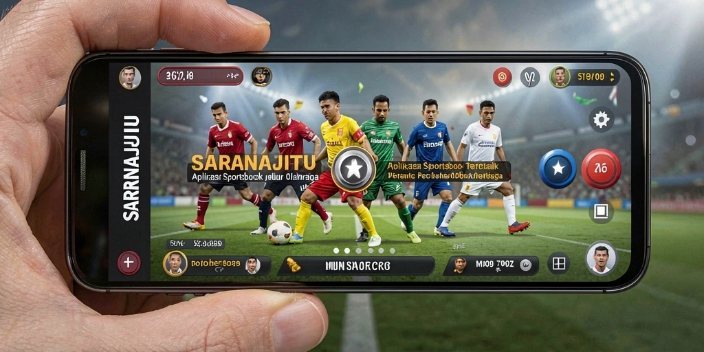 Tampilan menarik dari antarmuka taruhan SARANAJITU.