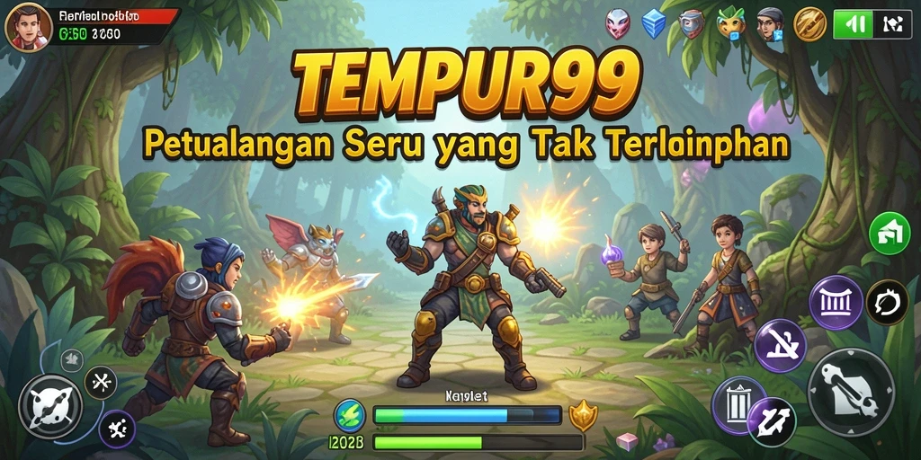 Gameplay TEMPUR99 yang menarik dengan grafik memukau.