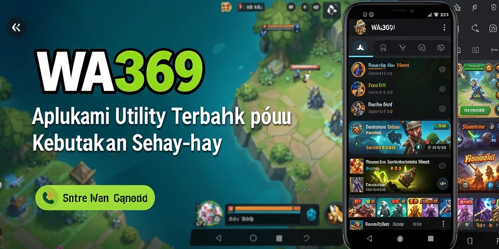 Tampilan antarmuka WA369 yang sederhana dan intuitif.